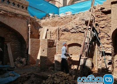 بازسازی حوض و رختشویخانه تاریخی محله محمدیه تمام شد