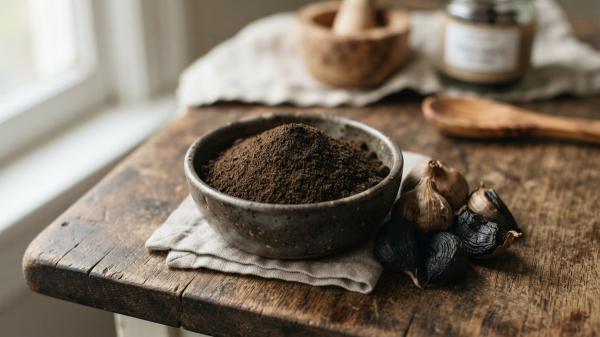 طرز تهیه پودر سیر سیاه در خانه؛ روش خشک کردن و آسیاب